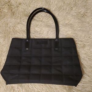 NICE~ GIVENCHY TOTE BAG ~BLACK QUILTED NYLON~PARFUMS TOTE